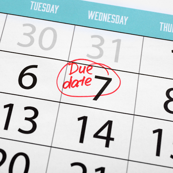 Why is my due date different this month?